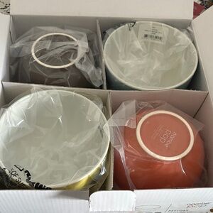 Nambe pop colors small bowls MT1045 new in box set of 4